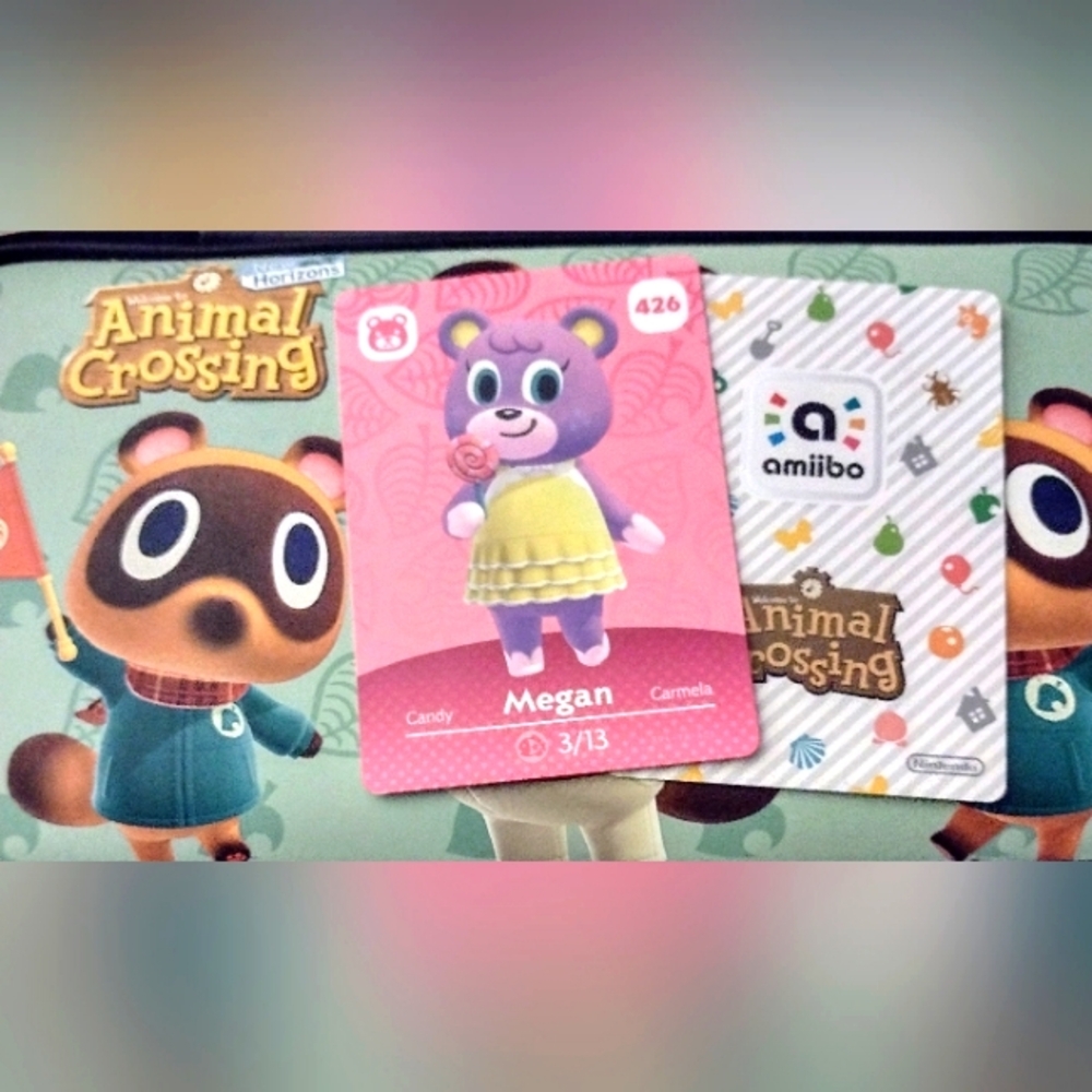 Megan Amiibo Card Animal Crossing Nintendo Boy Girl Teen Women Men